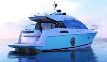 MC4S in mare con visione a poppa