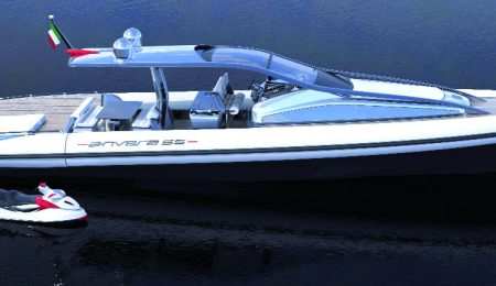 Anvera 55 gommone 16 metri Centrostiledesign LG Technology Hub