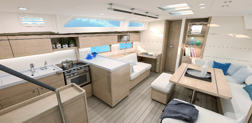 interni beneteau oceanis 46.1