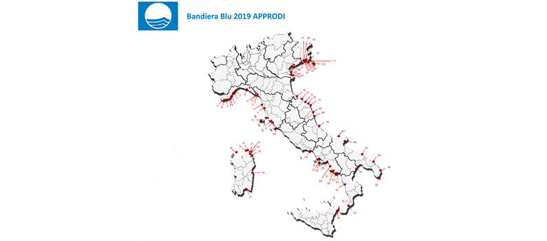 approdi bandiera blu 2019