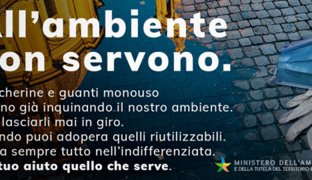 smaltimento corretto mascherine e guanti