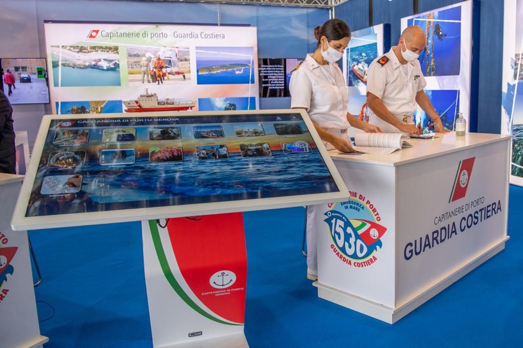 Salone Nautico Genova Stand Guardia Costiera