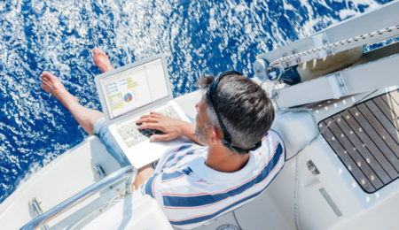 Sail working