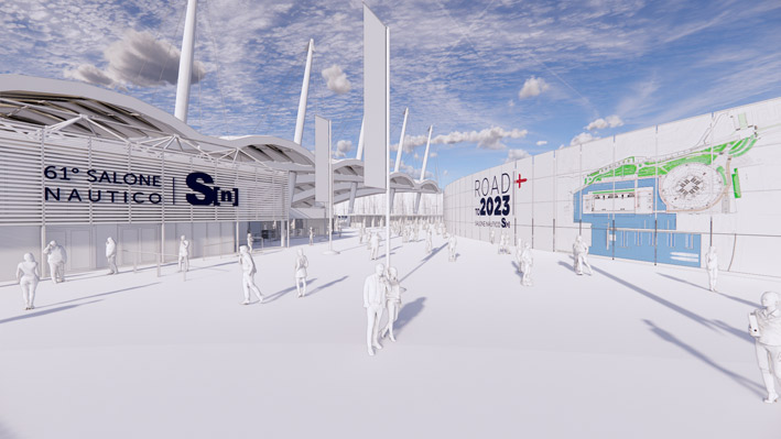 salone nautico di genova layout reception