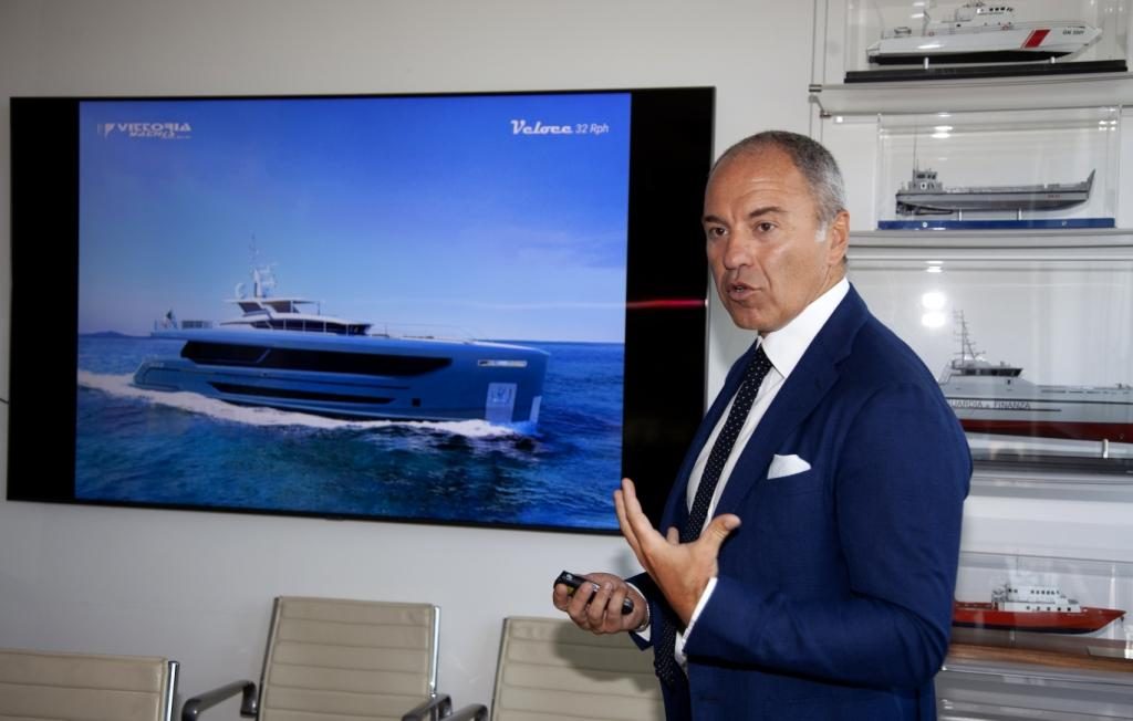 Veloce 32 Rised Pilot House Filippo Rossi marketing and sales development manager