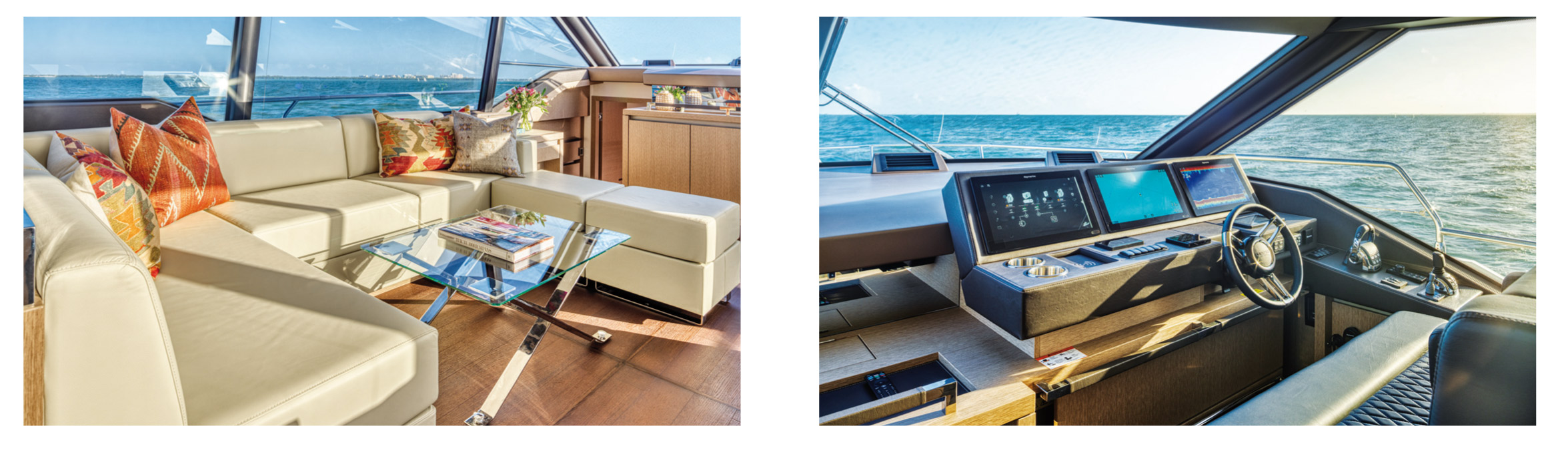 Prestige 690, la prova in mare