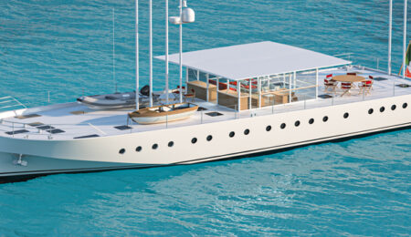 zattera 24M progetto Nauta Design