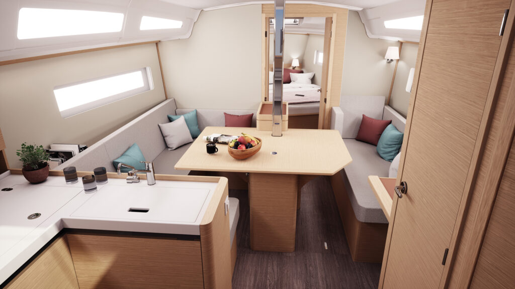 Jeanneau Sun Odyssey 380 interni