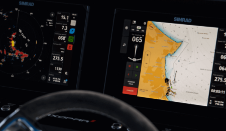 a bordo con simrad