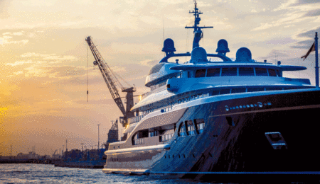 congelare uno yacht cover