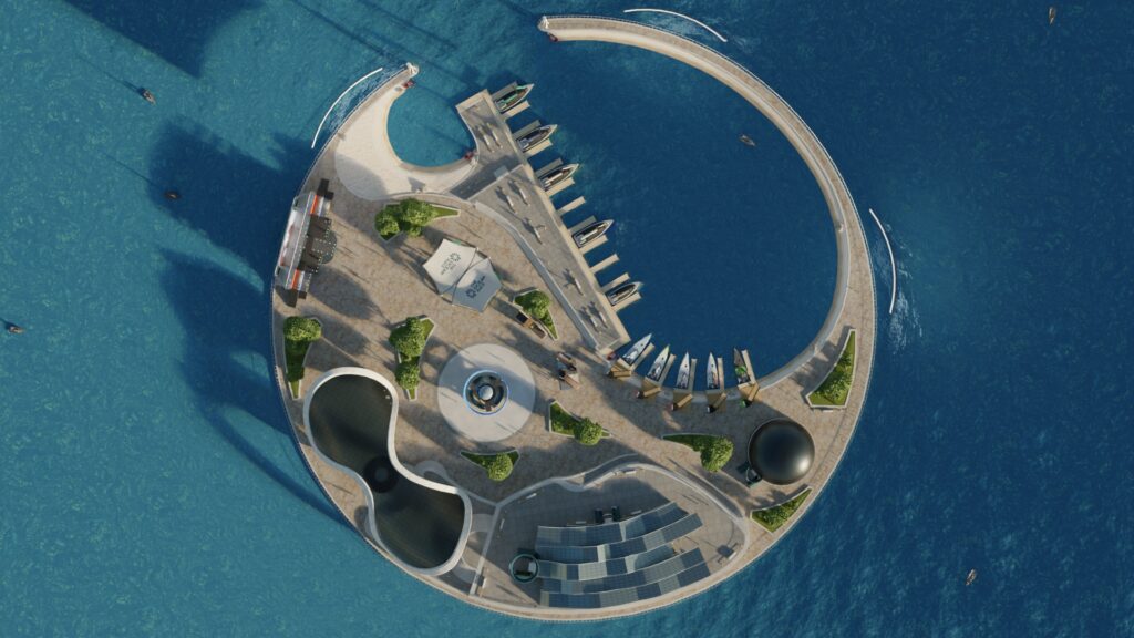 Metaverse Aerial View