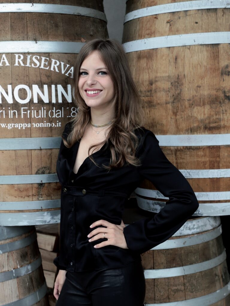 Francesca Bardelli Nonino influencer della grappa