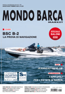 BSC B-2 sulla copertina di MONDO BARCA edizione di agosto/settembre 2023