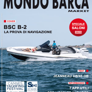 BSC B-2 sulla copertina di MONDO BARCA edizione di agosto/settembre 2023
