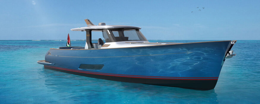 Lancia Aprea 52 render in acqua