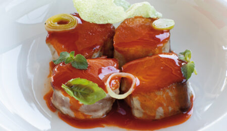 Palamita alla pizzaiola ricetta chef Gianfranco Pascucci