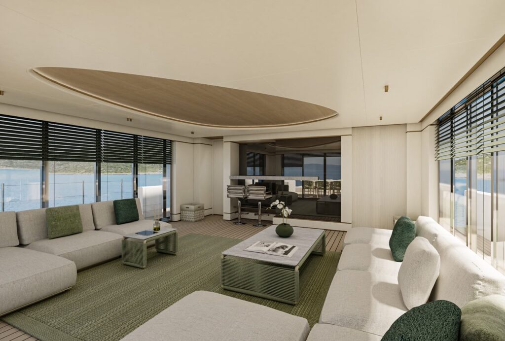 Interni Yacht Seamore 33 di Antonini Navi