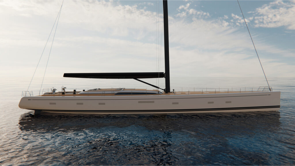 Superyacht Swan 128 profilo