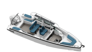 Axopar 29 XC Cross Cabin Render