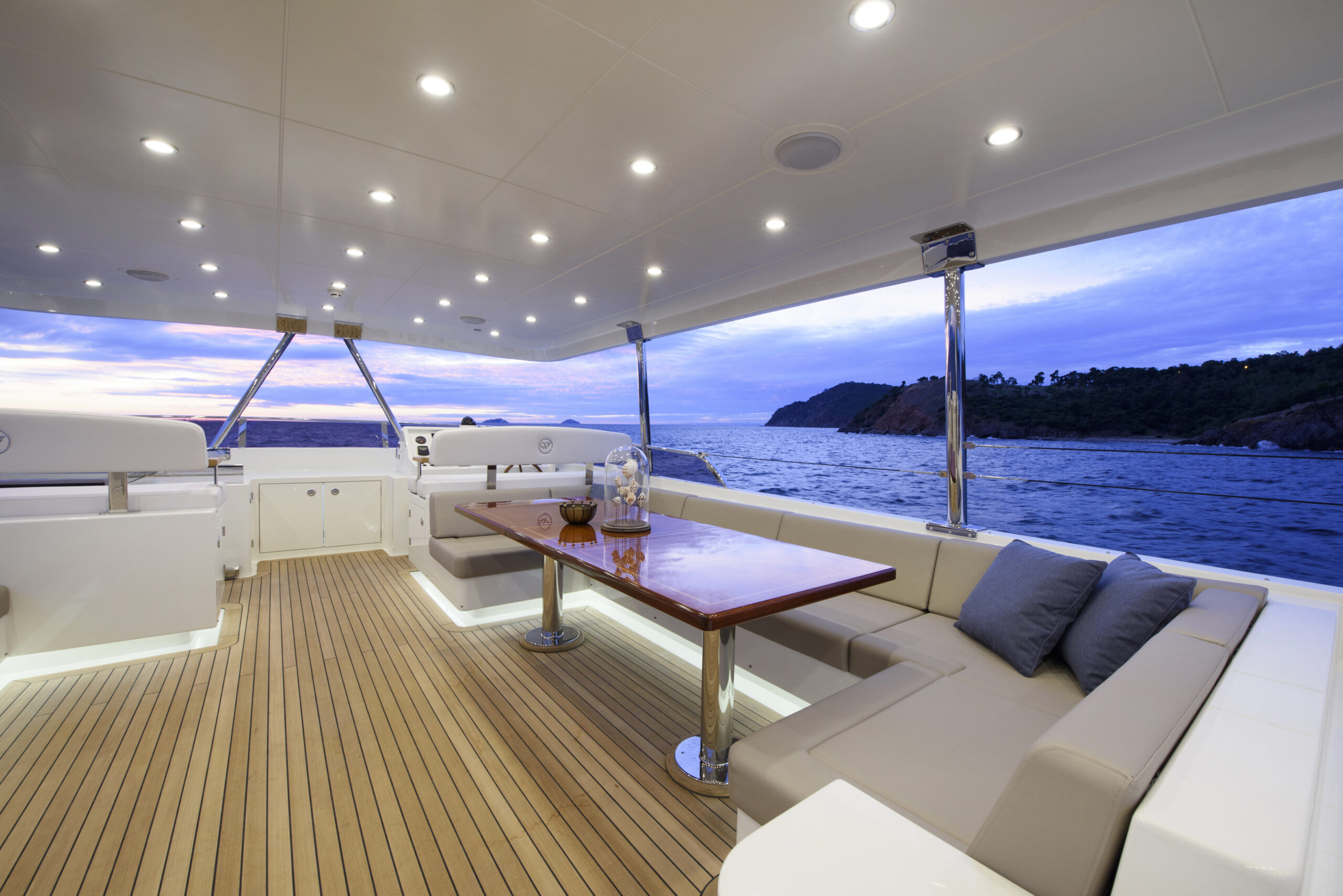 Area Relax Pozzetto Yacht 28 metri Cantiere Turco