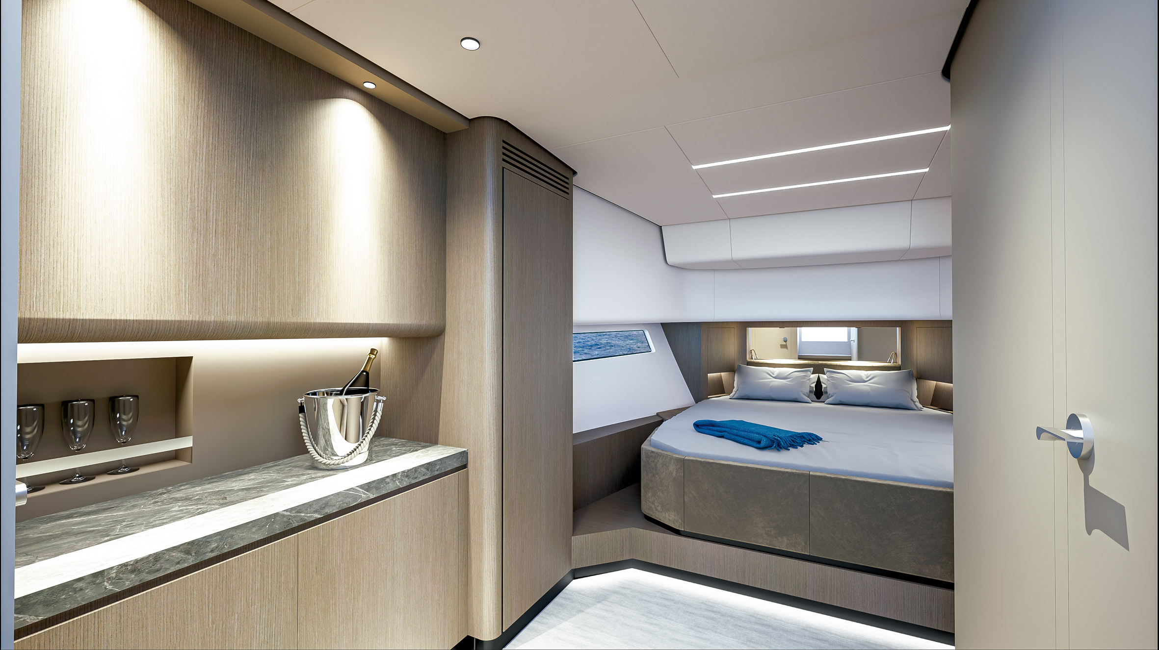 Cucina e Letto Matrimoniale Daytona 45