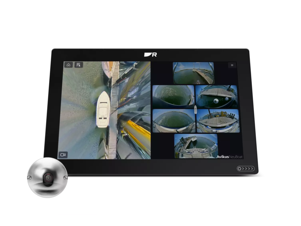 NeuBoat Dock Sistema di telecamere per l'ormeggio con visione a 360 gradi per Axiom