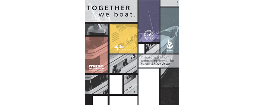 Together we boat nuovo brand Besenzoni GenSet, HP Watermakers e Mase