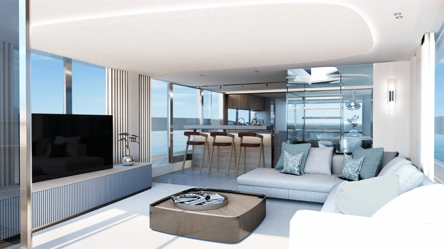 Sunseeker Ocean 156 area living