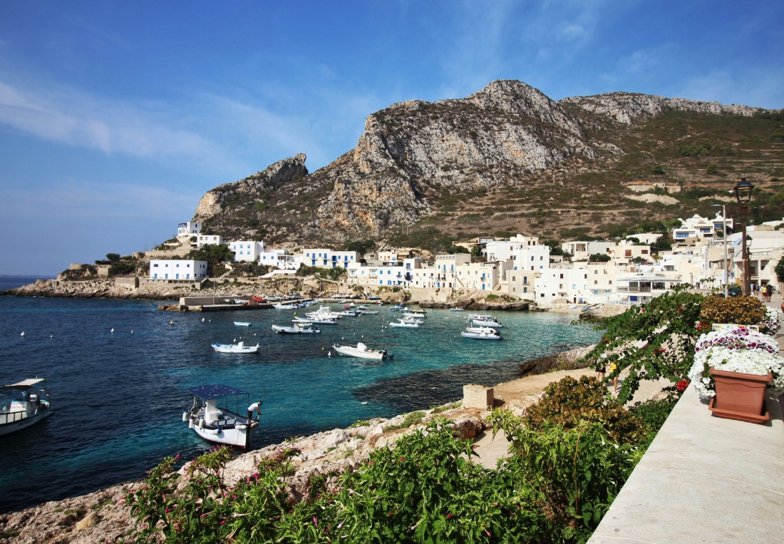 Levanzo Egadi in barca