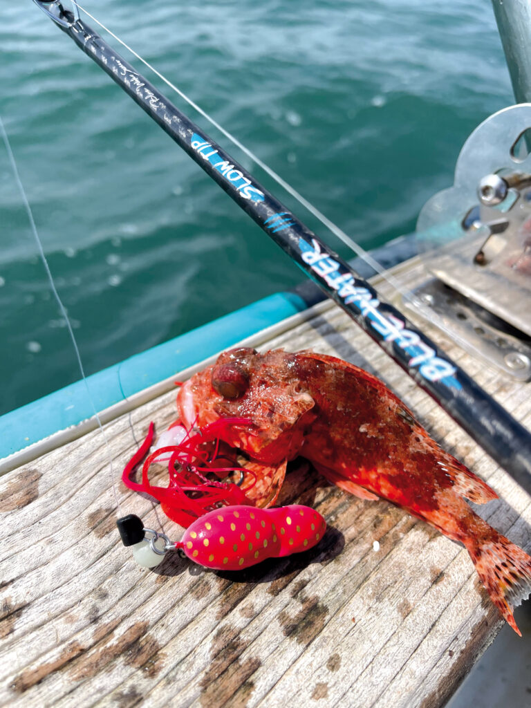 Sliding jigging verticale