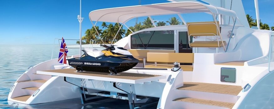 Besenzoni a Cannes. Il tender lift Multihulls