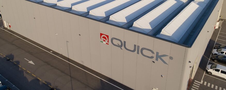 Quick, la strategia ESG. Lo stabilimento principale di Quick Spa a Ravenna.