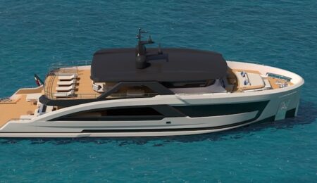 Render del Seamore 34 di Antonini Navi a Cannes 2024