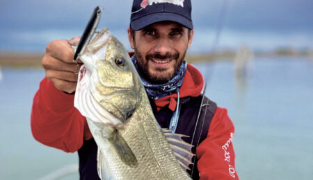 Pesca delle spigole in laguna
