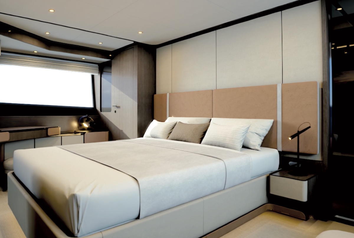 Cabina Ferretti Yachts 800