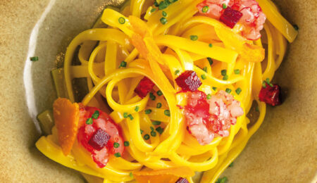 tagliatelle allo zafferano
