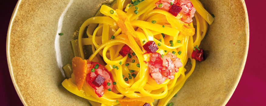 tagliatelle allo zafferano