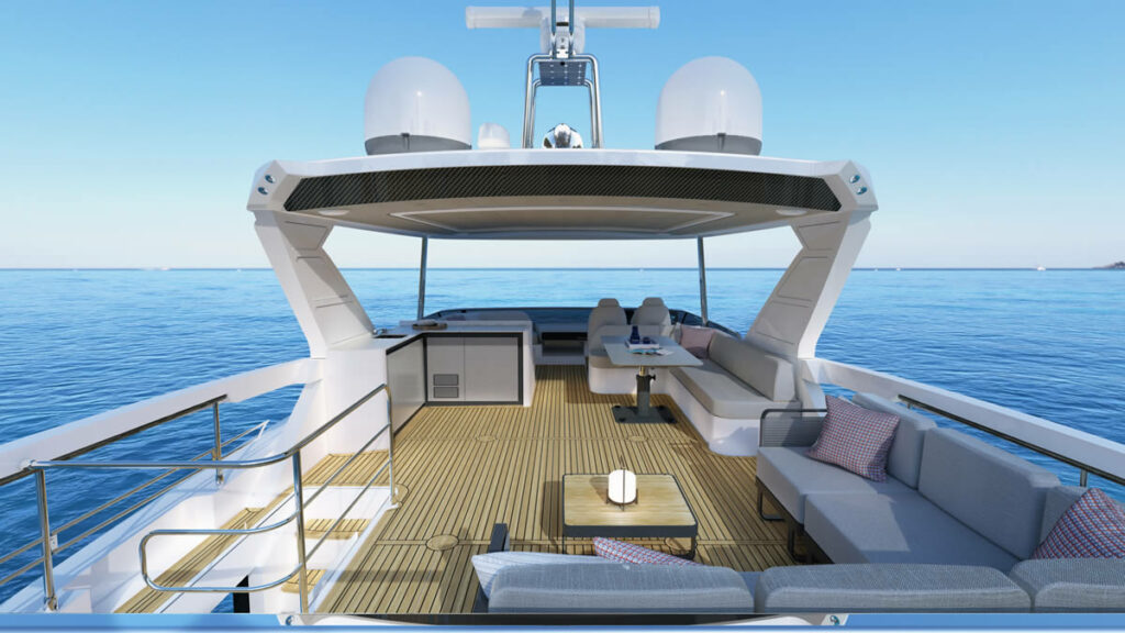 flybridge Absolute Navetta 62 yacht di lusso 