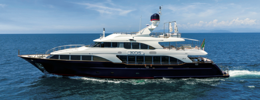 M/Y KOS rinasce a Viareggio