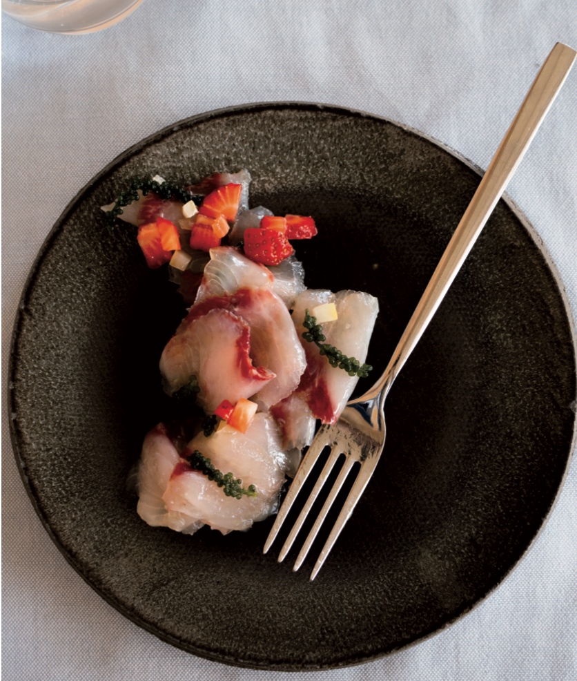 ricciola piatto con agrumi
