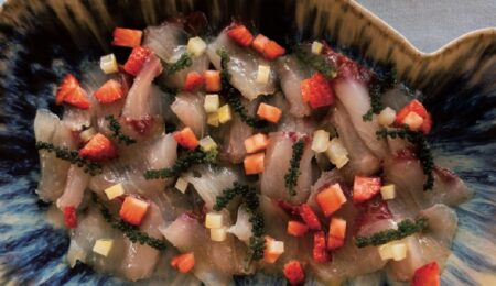 ricciola fragole e limoni la ricetta, piatto fresco e gustoso