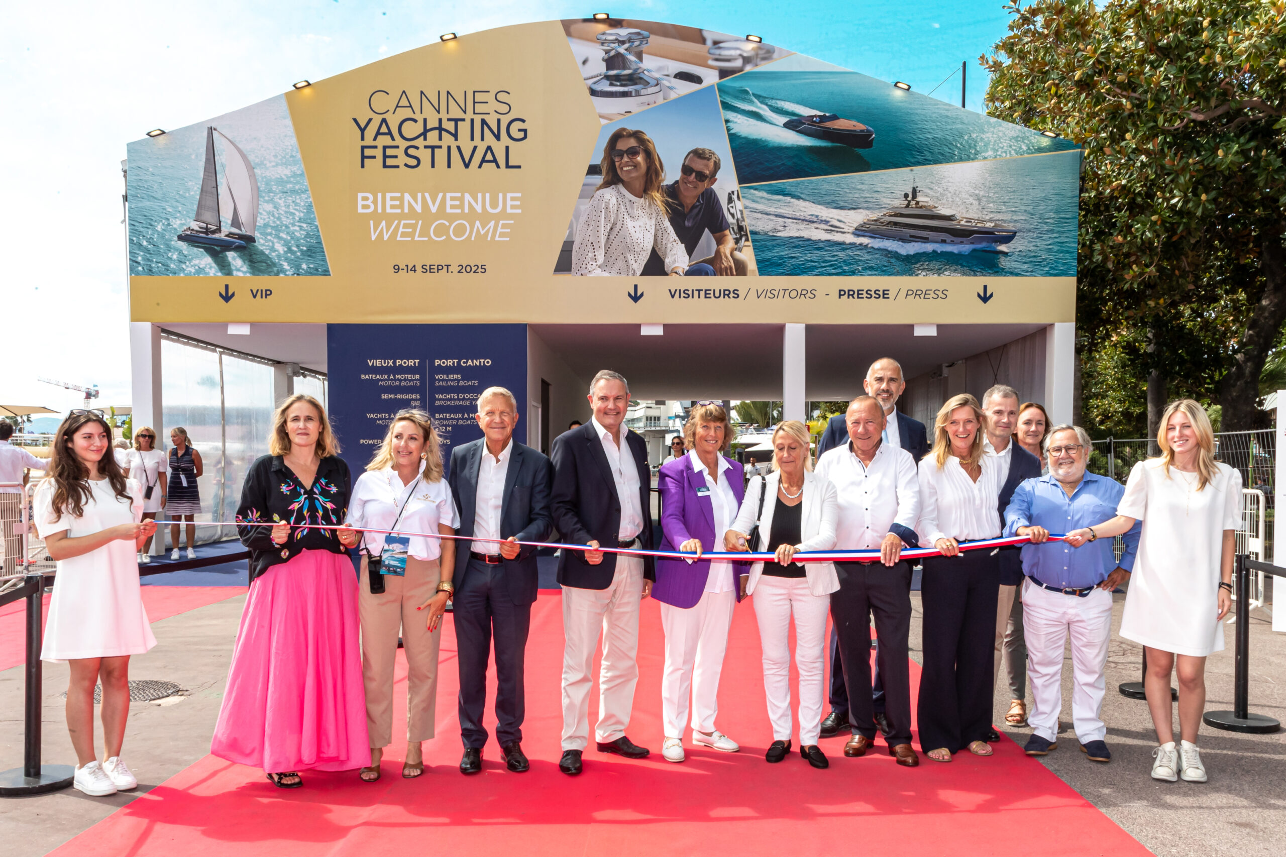 Inaugurazione Cannes Yachting Festival