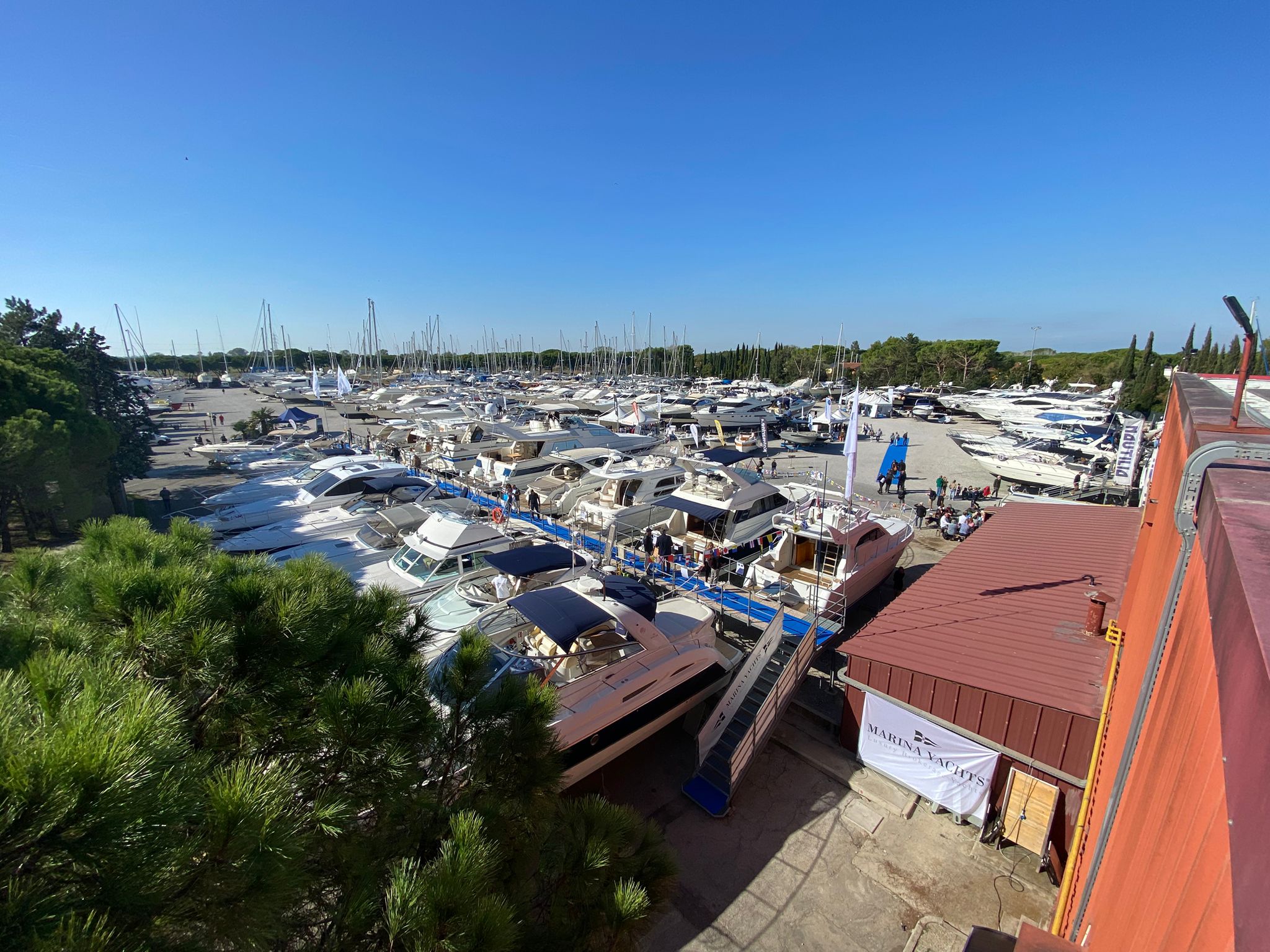 fiera nautica dell’usato - Nautilia 2025 panoramica dall'alto