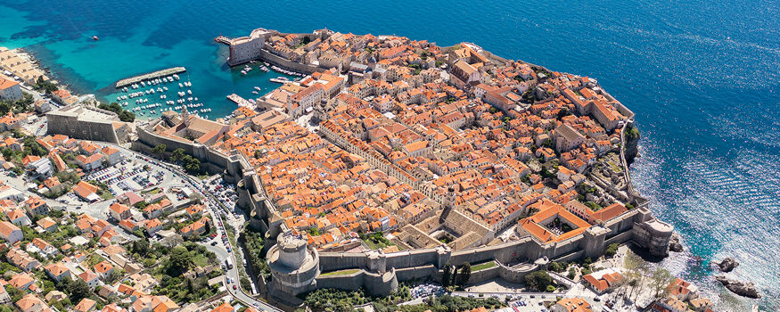 Dubrovnik dall'alto
