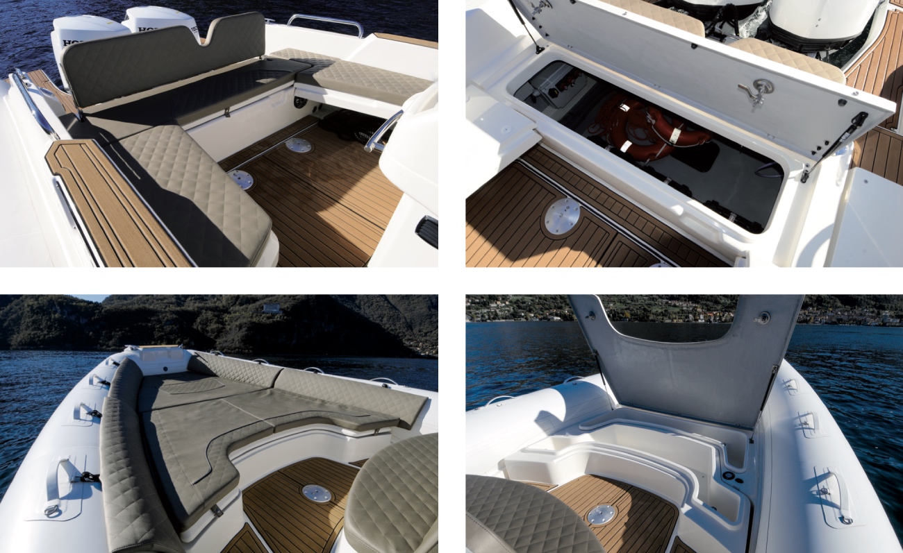 aree relax a bordo del GTO 328