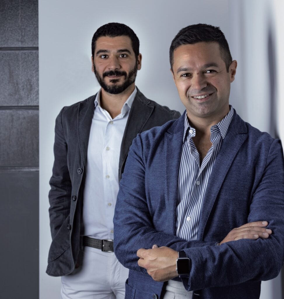 Nella fotografia a sinistra Enrico Lumini e a destra Antonio Romano.