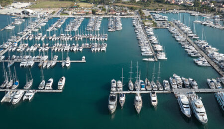 Gouvia Marina - vista aerea