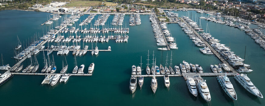 Gouvia Marina - vista aerea