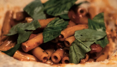 Mezzanelli con totani in gessato