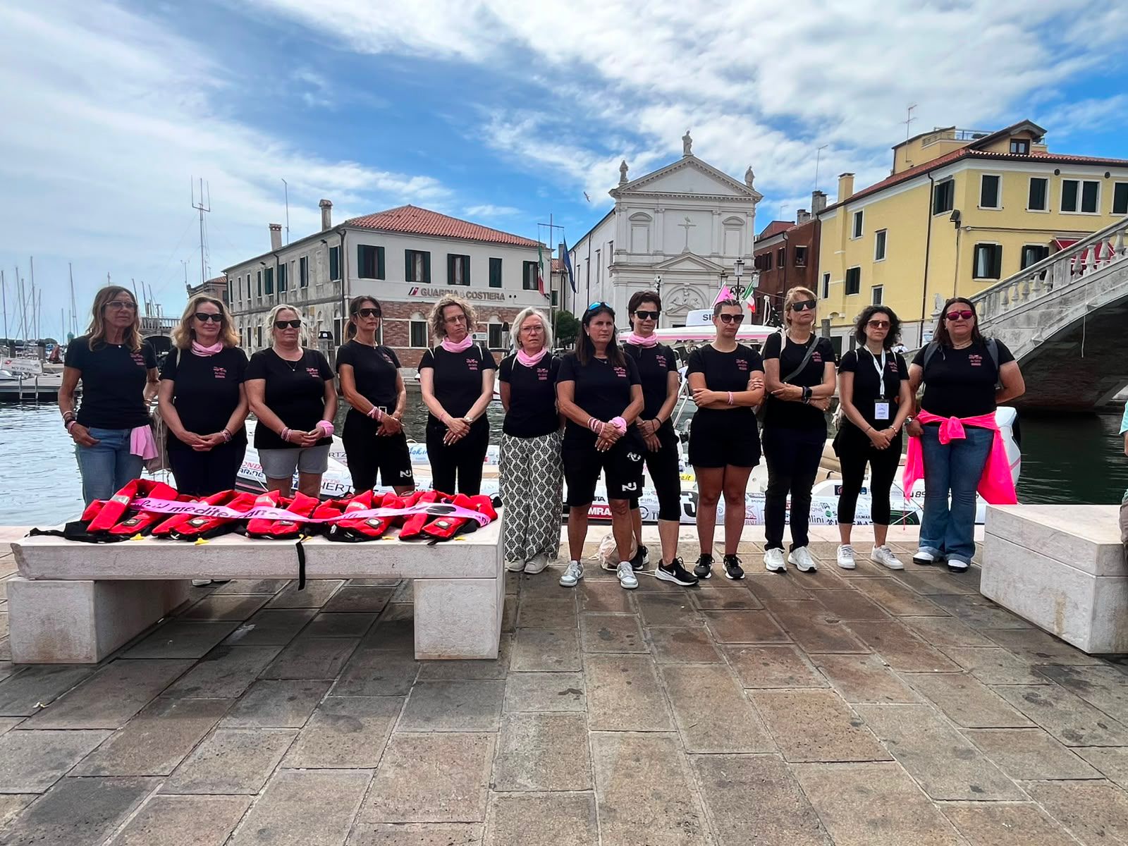 Mediterraneo in Rosa 2026 - equipaggio prima tappa
